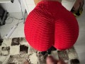 stepsister has a sexy ass while looking for her bra I cumshot on ass /CandyLuxxx