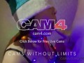 On CAM4 live CAM, camgirl with Santa Hat gives blowjobs as a Christmas gift as a souvenir of Santa.