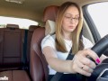 -More, more, I want deeper! "Fucked stepmom in car after driving lessons"