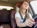 -More, more, I want deeper! "Fucked stepmom in car after driving lessons"