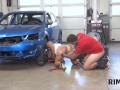 RIM4K. Rimming by sultry wife is the best meal of mechanic's dinner