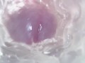 Sweet creampie in vagina. Super internal camera