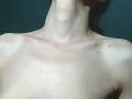 Skinny brunette fucks gives blowjob and swallows cum