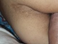 The stepmother gets her anus fucked while she rests. She is very relaxed.