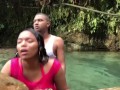 We are caught fucking in the river😭