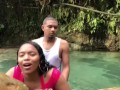 We are caught fucking in the river😭