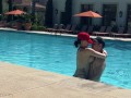 CAUGHT FUCKING IN PUBLIC POOL CABANA