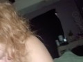 wife playing with toy and sucking