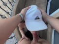 BALCONY BLOWJOB AFTER GOLF. I WONDER IF THE NEIGHBORS SAW..