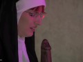 Roleplay Done Right As Hot Redhead Nun Rides A Hard Wooden Dildo Under Rule Of Sexy Priest