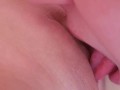 PINK VIRGIN CUNILINGUS // Slobbering pussy licking