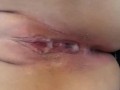 Doggie, then creampie for naughty step sister
