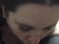 Suckling out daddy’s cumload 💦