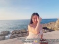 YimingCuriosity依鸣 - Havana Sunset Sex Vlog / Asian Chinese Slut rough blowjob and doggy on balcony!