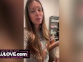 Babe spreading freshly fucked cunt open closeup before trading truck in plus TikTok bloopers & behind the scenes - Lelu Love