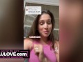 Babe spreading freshly fucked cunt open closeup before trading truck in plus TikTok bloopers & behind the scenes - Lelu Love