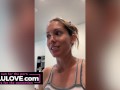 Babe spreading freshly fucked cunt open closeup before trading truck in plus TikTok bloopers & behind the scenes - Lelu Love