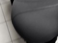 Pawg thick teen gf teases and bends over in tight leggings