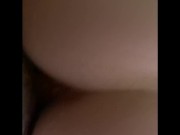 Amelia sucks daddies cock then ride dick