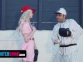 Hot Teens Cecelia Taylor, Mazy Myers Get Naughty With Step Dads After Baseball Lesson - DaughterSwap