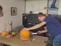 MATURE4K. Mature woman makes it with stepson on occasion of Halloween