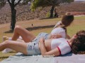 WOWGIRLS Two girlfriends Sia Siberia, Elizabeth T joining Isabella De Laa and her lover in one hot group sex action