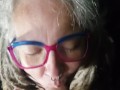 Teaser of Silver 420 MILF Hippie blowing their Daddy -- Death PixZ Stx does Porn on OF