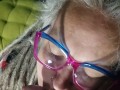 Teaser of Silver 420 MILF Hippie blowing their Daddy -- Death PixZ Stx does Porn on OF