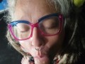 Teaser of Silver 420 MILF Hippie blowing their Daddy -- Death PixZ Stx does Porn on OF
