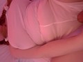 Fucking my Satin Panties till Cum | Pigtailed Big Tits Curvy Redhead Pantyjob | Ginger Ale