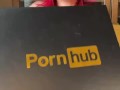 100,000 subscribers celebratory orgasm! & Pornhub gift unboxing!