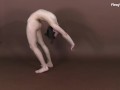 Rima Soroka performs naked at her maximum