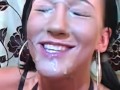 Facial blasted into her face