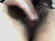 剛毛素人の寝る前オナニー♡クリトリス気持ちよくて喘ぎまくり【個人撮影】