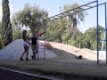 Entrenamiento en parque termina en absoluto placer