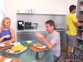 DADDY4K. Lovely belle cheats on naive BF with his daddy in the shower