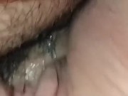 POV fucking creamy pussy