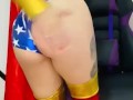 Wonder Woman Cosplay Gets Spanked