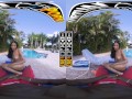 VIRTUALPORN - Petite Black Treat Eden West Taking Big Black Cock #POV