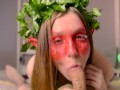 Hot elf girl visited me in my dreams and gave me a great blowjob than we fucked 4K