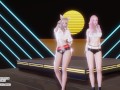 [MMD] GIRL CRUSH - Oppa, Do you Trust Me Sexy Kpop Dance Ahri Seraphine 4K Leauge Of Legends Hentai