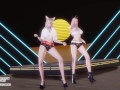 [MMD] GIRL CRUSH - Oppa, Do you Trust Me Sexy Kpop Dance Ahri Seraphine 4K Leauge Of Legends Hentai