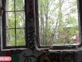 Hot girl caught naked in old building