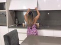 My pussy is yours Pressure! Rough Interracial BBC Fucked to Petite Latina in the Kitchen! by Naty D.