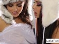 Furry Hat Babes With Lola Foxx