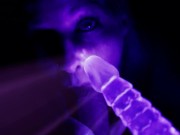 Glow Job CyberMouth Dildo Suck & Lick - Demi Doll Face