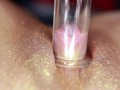 Golden Pussy Clit Lick Pump Orgasm - Demi