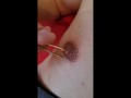 Messy nipple torture, spit and cum eating. Closeups and pure pleasure