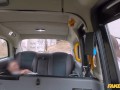 Fake Taxi Brown haired college babe fucks and older man in a taxi