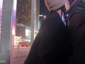 EXTREMELY RISKY BLOWJOB BEHIND POLICE STATION IN NYC